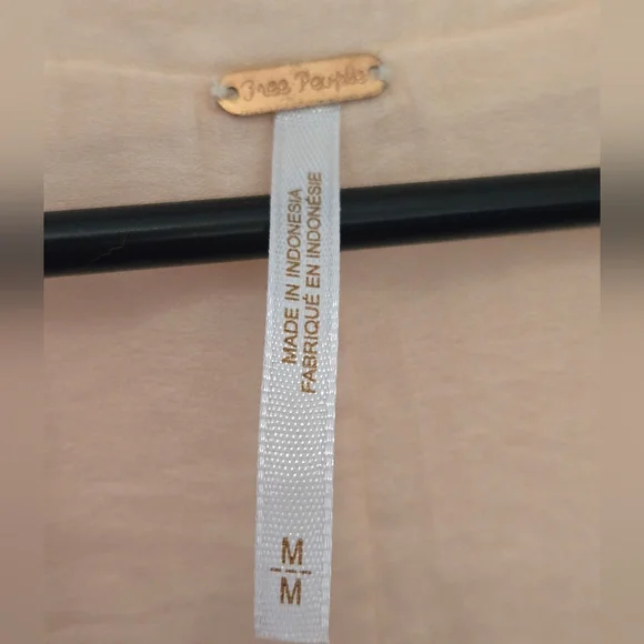 Free People Medium Soft Peach Sleeveless Top - Picture 3 of 7